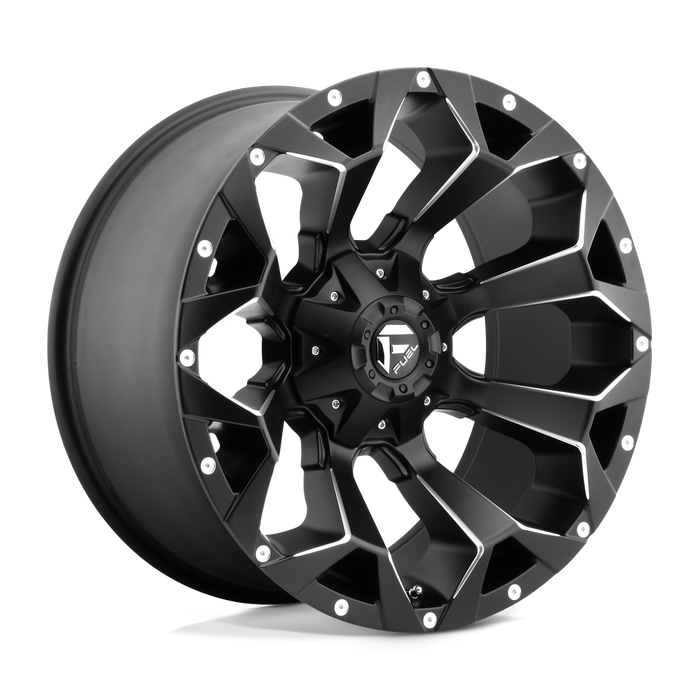 Felger-Fuel-1PC-ASSAULT-Matte-Black-Milled-18x9-6x135/6x139.7-et1-106.1