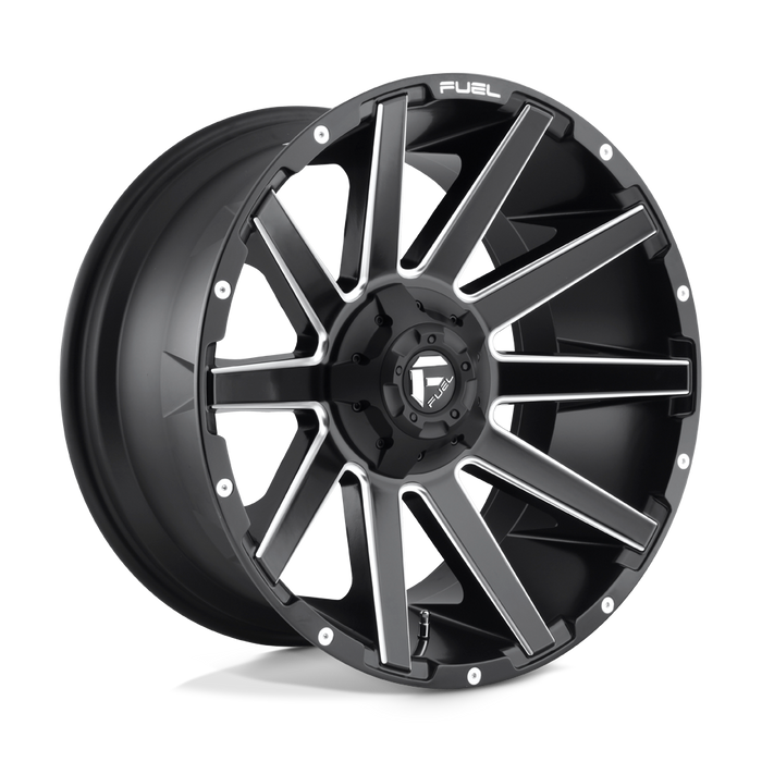 Felger-Fuel-1PC-CONTRA-Matte-Black-Milled-18x9-6x135/6x139.7-et1-106.1