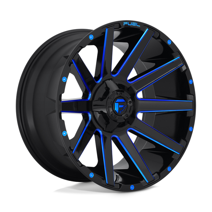 Felger-Fuel-1PC-CONTRA-Gloss-Black-Blue-Tinted-Clear-18x10.5-6x135/6x139.7-et1-106.1