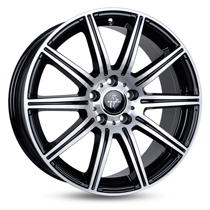 Keskin KT16 Black Front Polish - 18x8 | 5x112 | +30 | 66.6mm