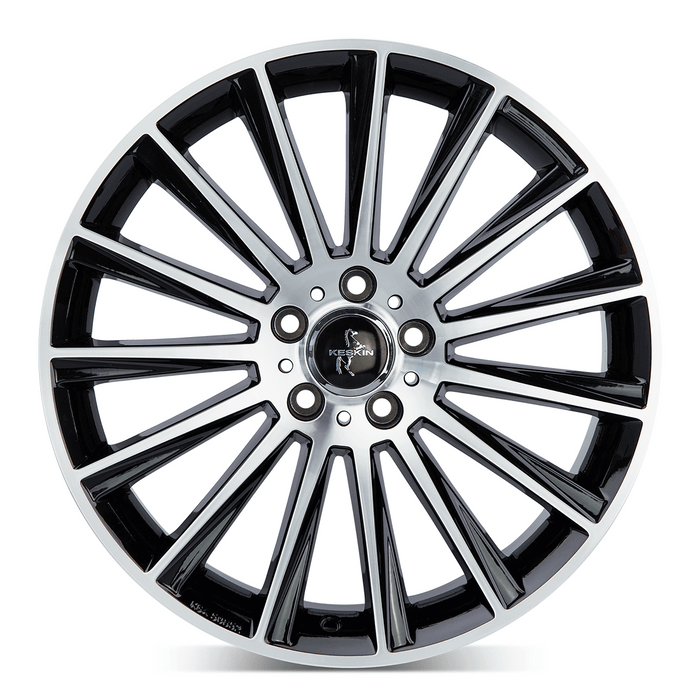 Keskin KT18 Black Front Polish - 20x9.5 | 5x120 | +35 | 72.6mm