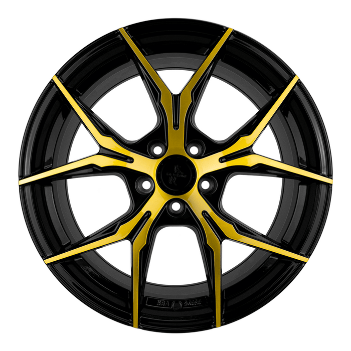 Keskin KT19N Black Front Gold - 19x8.5 | 5x114.3 | +40 | 72.6mm