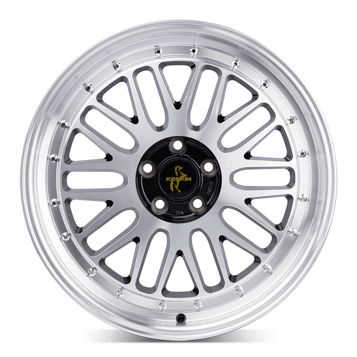 Keskin KT22 Black Front Polish - 19x8.5 | 5x114.3 | +40 | 72.6mm