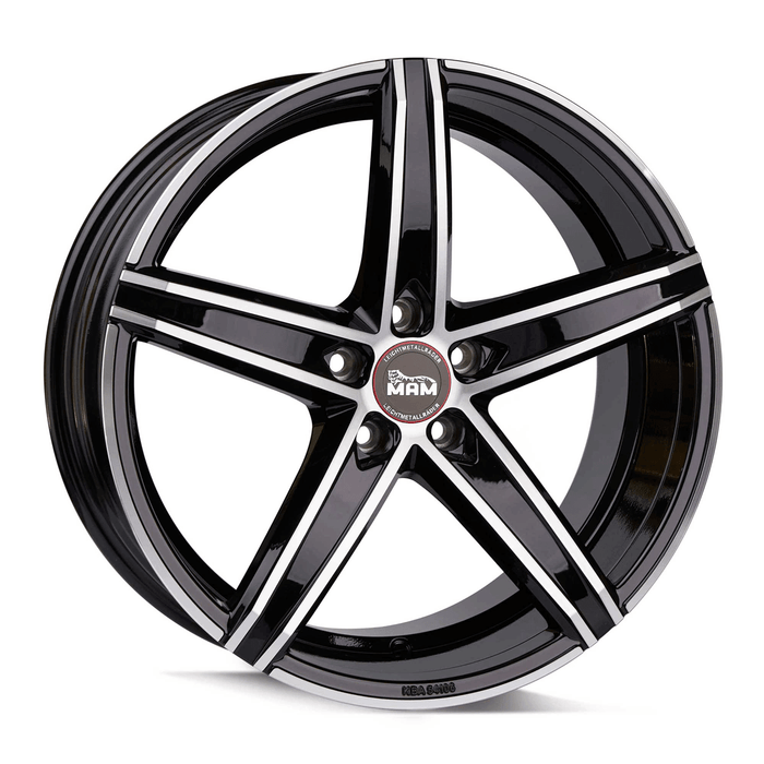 MAM OX-18 Black Front Polish - 19x8.5 | 5x114.3 | +45 | 72.6mm