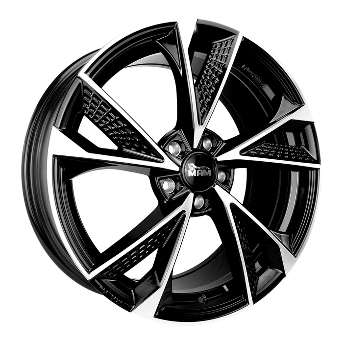 MAM RS6 Black Front Polish - 19x8.5 | 5x114.3 | +40 | 72.6mm