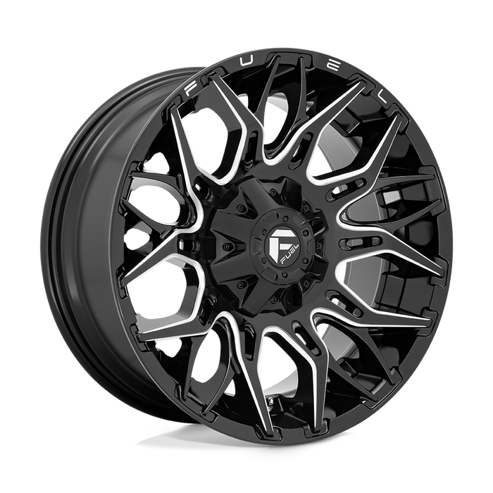Felger-Fuel-1PC-TWITCH-Glossy-Black-Milled-20x12-6x135/6x139.7-et1-106.1