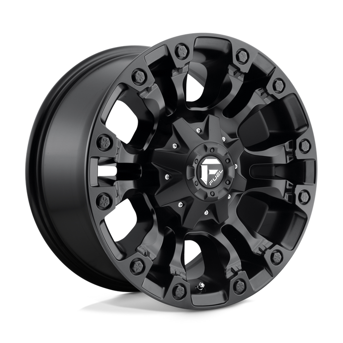 Felger-Fuel-1PC-VAPOR-Matte-Black-17x9-5x139.7/5x150-18-110.1