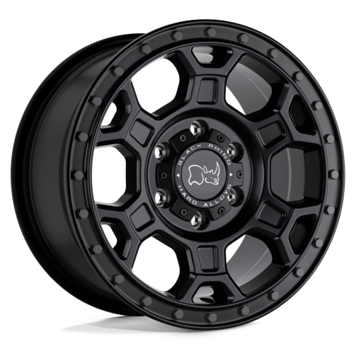 Felger-Black-Rhino-MHL-Matte-Black-W/-Gunmetal-Bolts-17x8-5x130-45-78.10mm