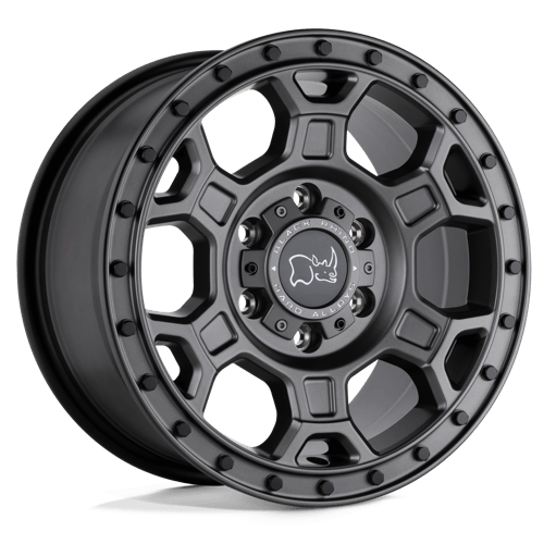 Felger-Black-Rhino-MHL-Matte-Gunmetal-W/-Black-Bolts-16x8-6x130-38-84.10mm