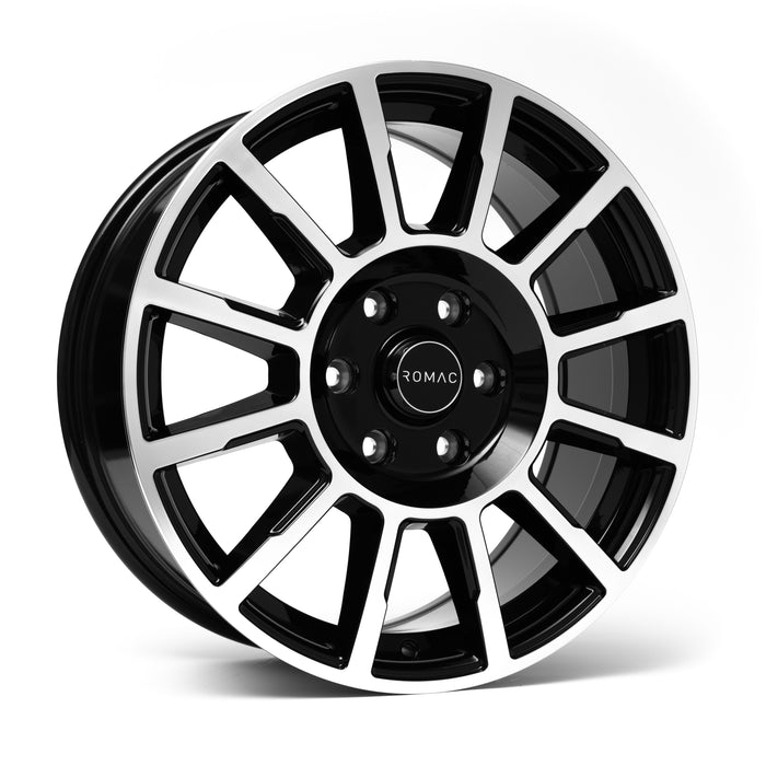 Romac Stealth Black/Polish - 18x7.5 | 6x130 | +50 | 84.1mm