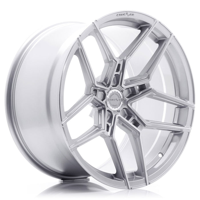 Concaver-CVR5-Brushed-Titanium-19x8-BLANK-72.6mm-Felger-wheels-rims-Silver