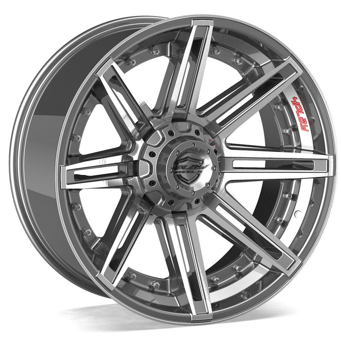 4PLAY-4P08-Brushed-Gunmetal-Gunmetal-20x10-87-wheels-rims-felger-Felgkongen