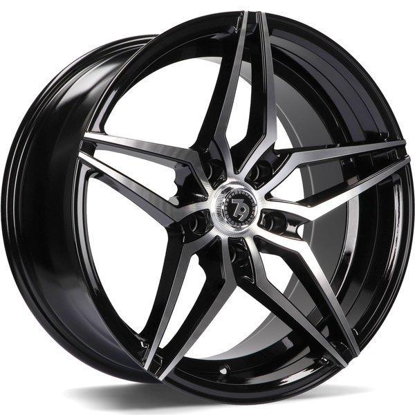 79Wheels-SV-A-Black-Front-Polished-Black-18x8-70.1-wheels-rims-felger-Felgkongen