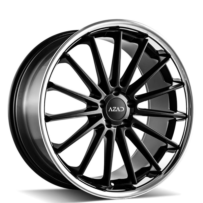 Azad-AZ24-Semi-Matte-black-w/-Chrome-Lip-Black-22x9-66.56-wheels-rims-felger-Felgkongen