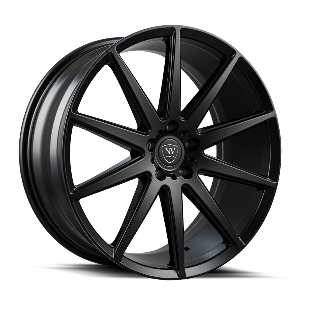 NV NVX Matte Black - 22x9 | 5x114.3 | +38 | 73.1mm | Felgkongen AS