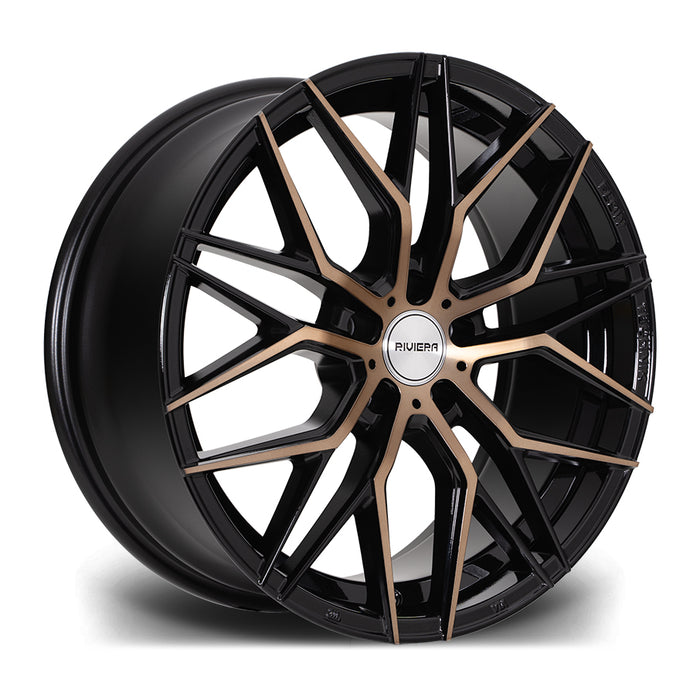 Riviera-RF101-Gloss-Black-Bronze-Tint-19x8.5-5x112-ET42-73.1mm-felger-wheels-rims
