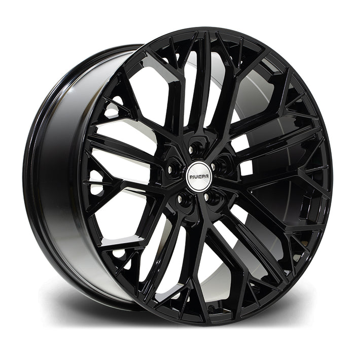 Riviera-RV198-Gloss-Black-22x10-5x112-ET20-66.6mm-felger-wheels-rims