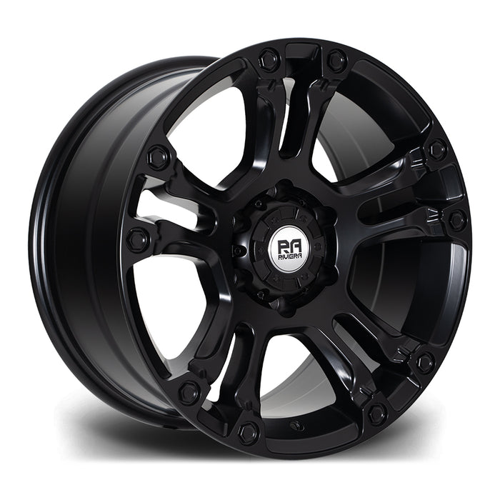 Riviera-RX980-Satin-Black-17x9-6x139.7-ET20-110mm-felger-wheels-rims