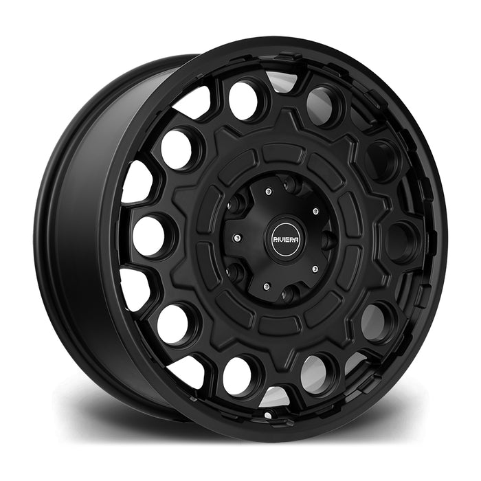 Riviera-RXS4-Satin-Black-18x8-5x120-ET45-72.6mm-felger-wheels-rims