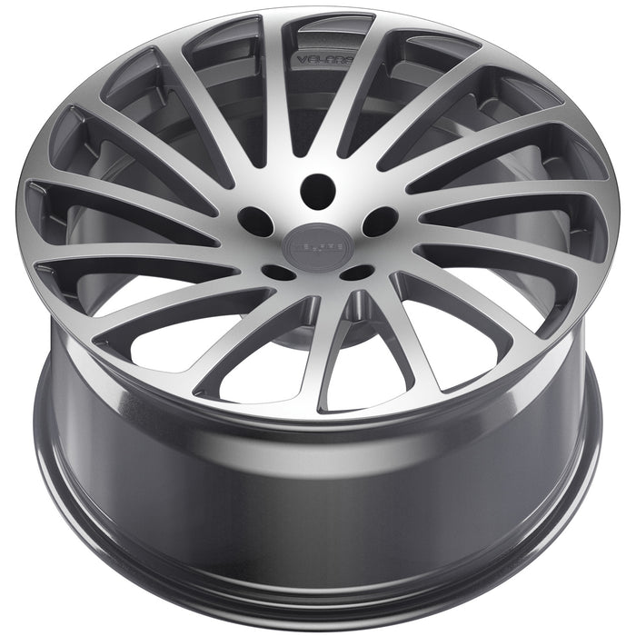 Velare VLR11 Platinum Grey Machined Face - 20x10 | 5x120 | +38 | 72.6mm
