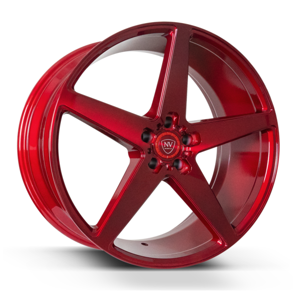 NV-NVV-Brushed-Red-Red-22x9-73.1-wheels-rims-felger-Felgkongen